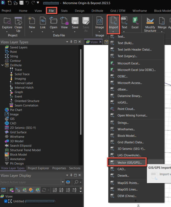 Importing KMZ Files From Google Earth Micromine Origin And Beyond   21688596640025