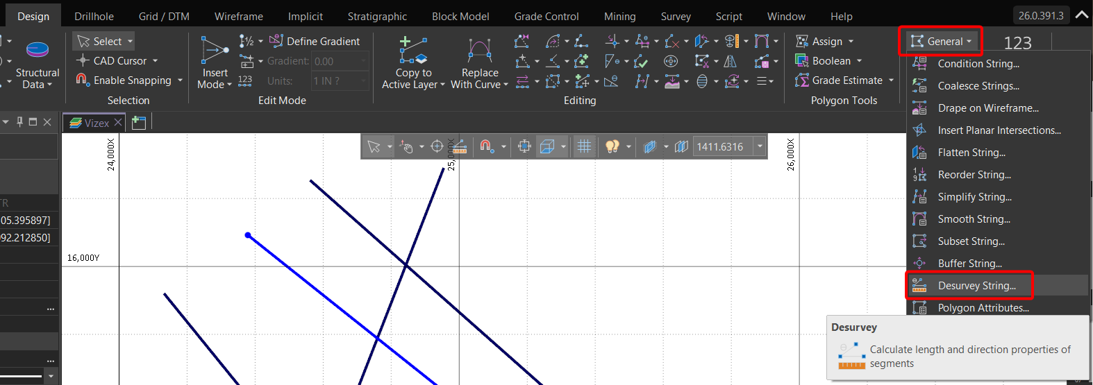 Desurvey String Tool Ribbon.png